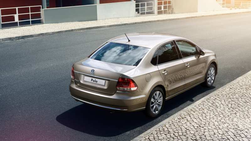 Rear view of Volkswagen Polo