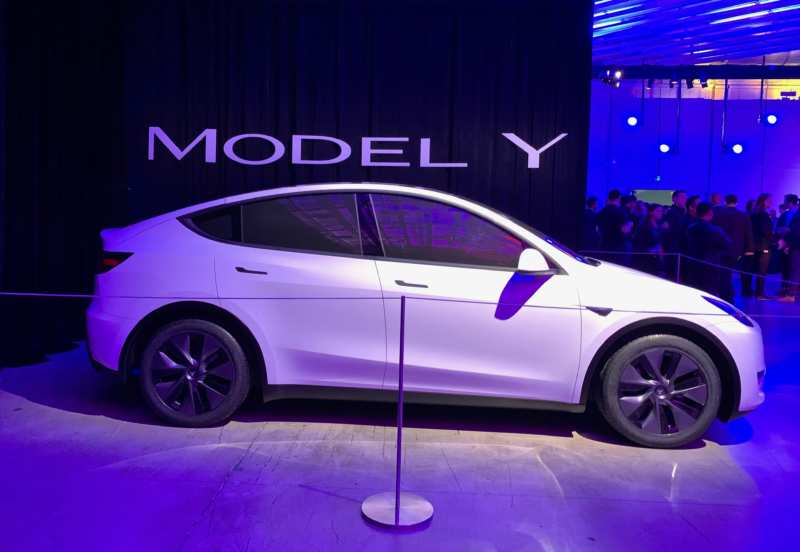 The Tesla Model Y Electric Car Is Offered In Four Versions