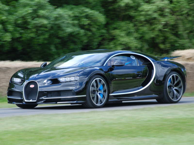 A Russian designer painted the Bugatti of the future