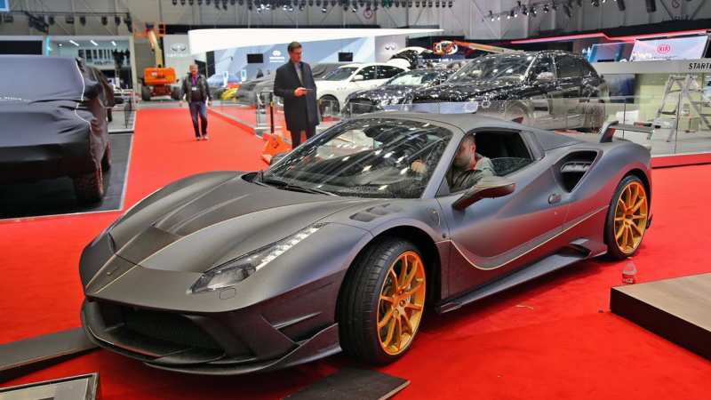 In Geneva They Showed A Tuning Parquet For A Sports Ferrari