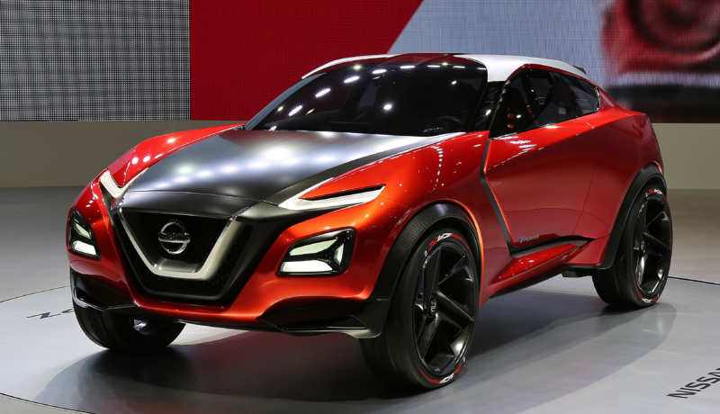 Nissan Gripz Concept crossover of sports type at the motor show in Germany