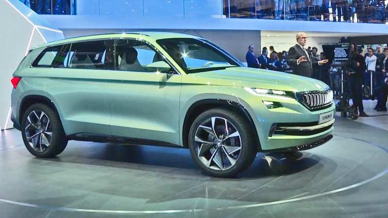 In Geneva, Skoda sparkled with four eyes