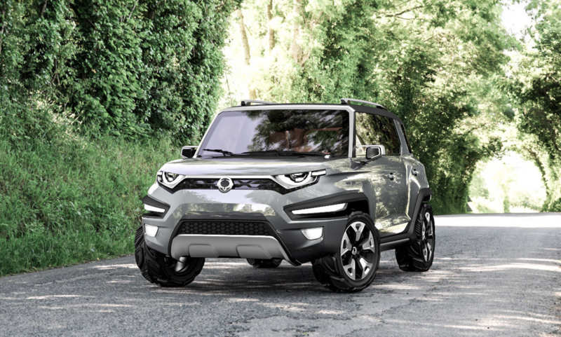 The most extraordinary appearance of the SsangYong XAV-Adventure concept car