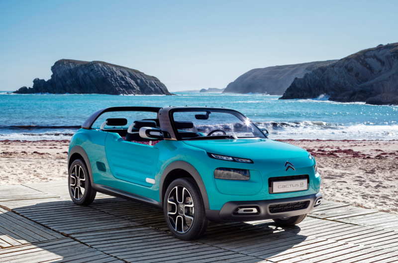 Citroen demonstrated the Cactus M convertible