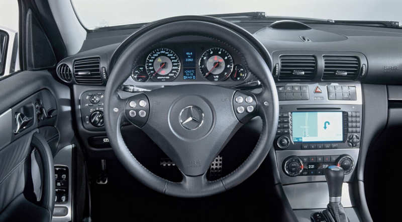 Interior of Mercedes-Benz C-Class W203