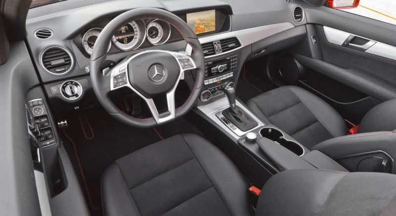 Interior of Mercedes C-Class W204