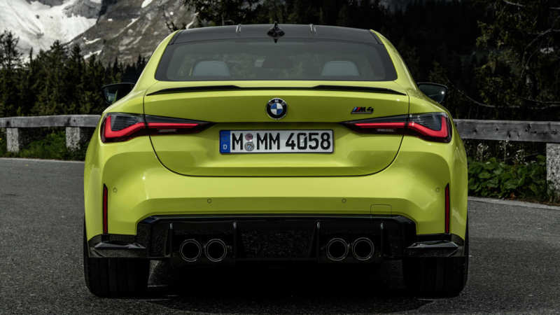 BMW M4 rear view