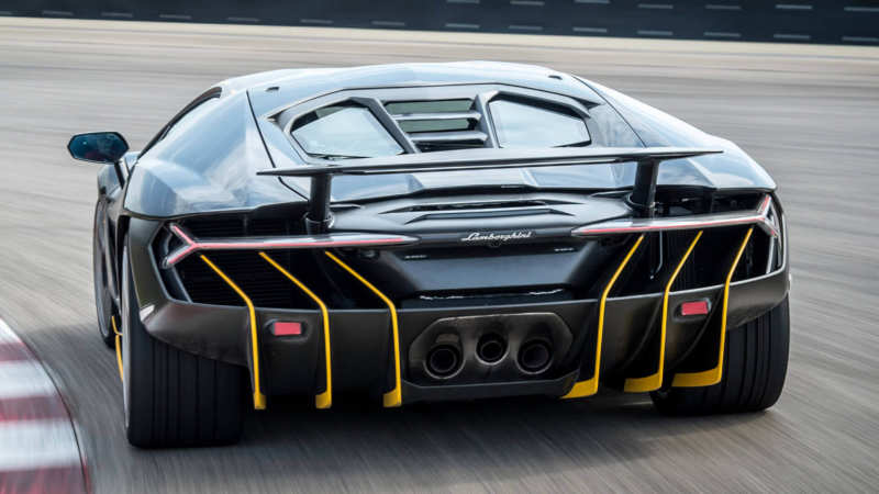 Lamborghini Centenario rear view