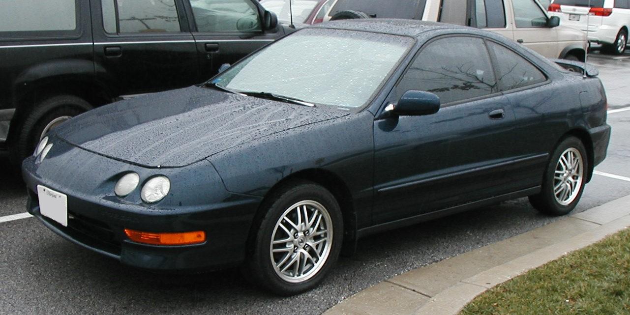 Third-generation Acura Integra, front three-quarter view
