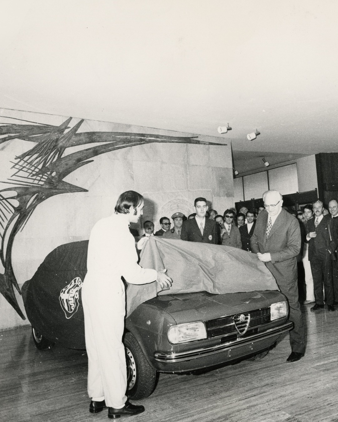 Alfasud on display at the 1971 Turin Motor Show