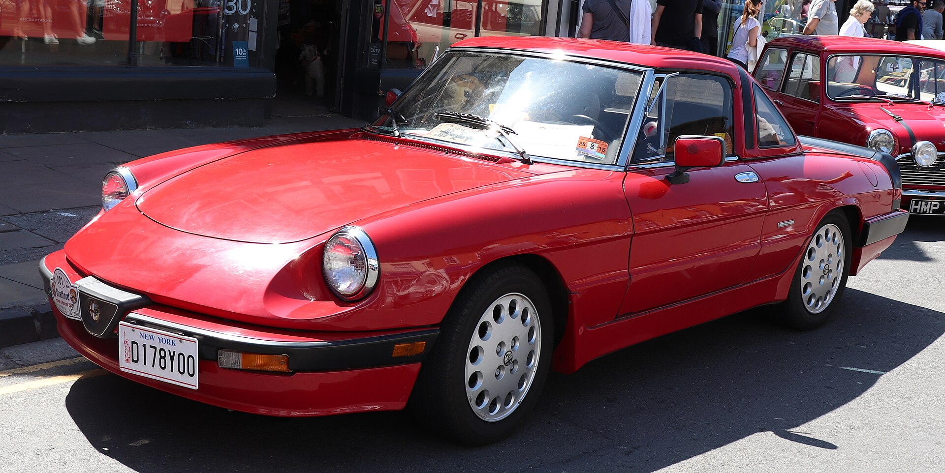 Alfa Romeo Spider Series 3 Quadrifoglio Verde of 1987
