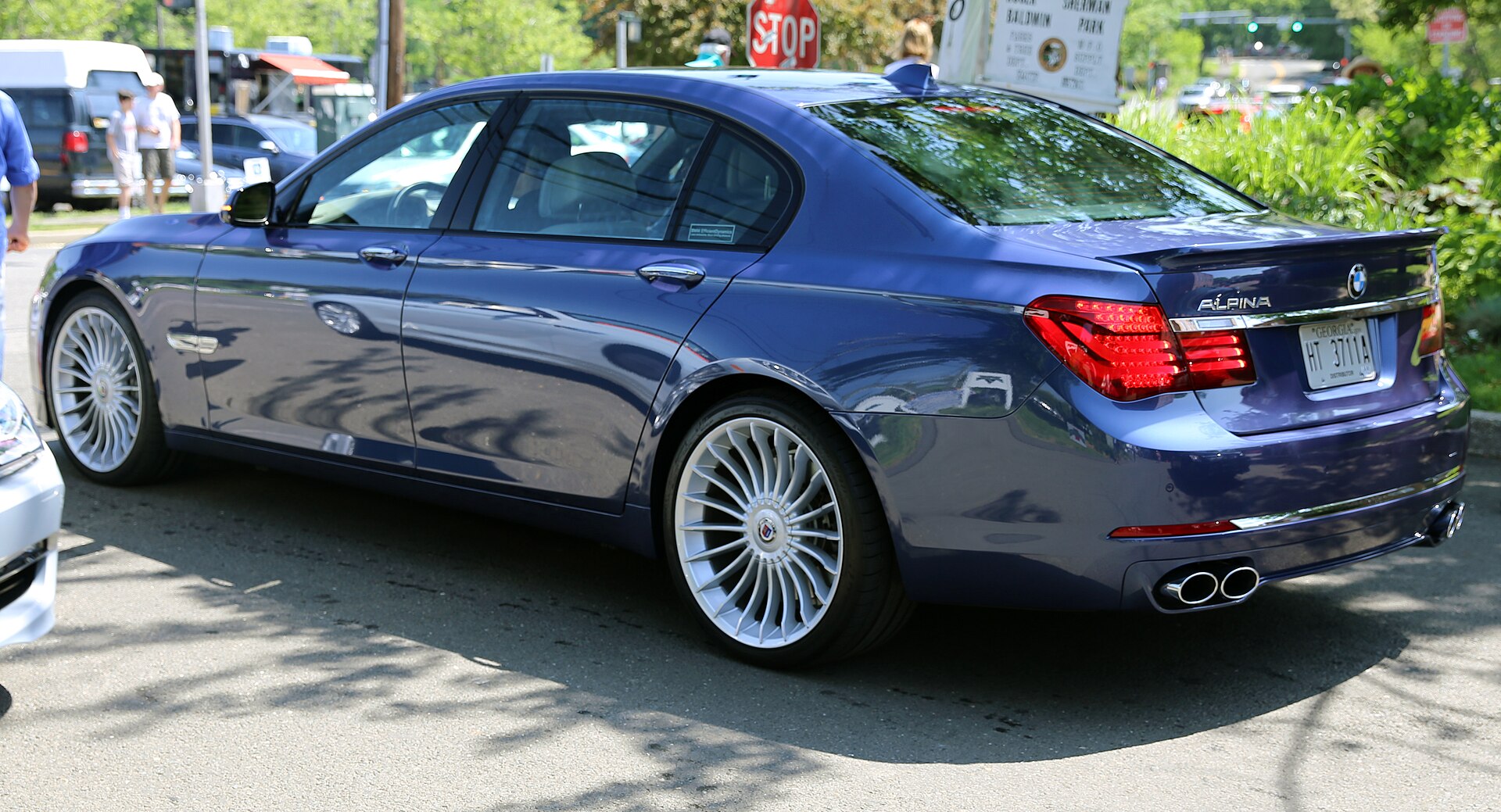 Alpina B7 F01 saloon at a car show