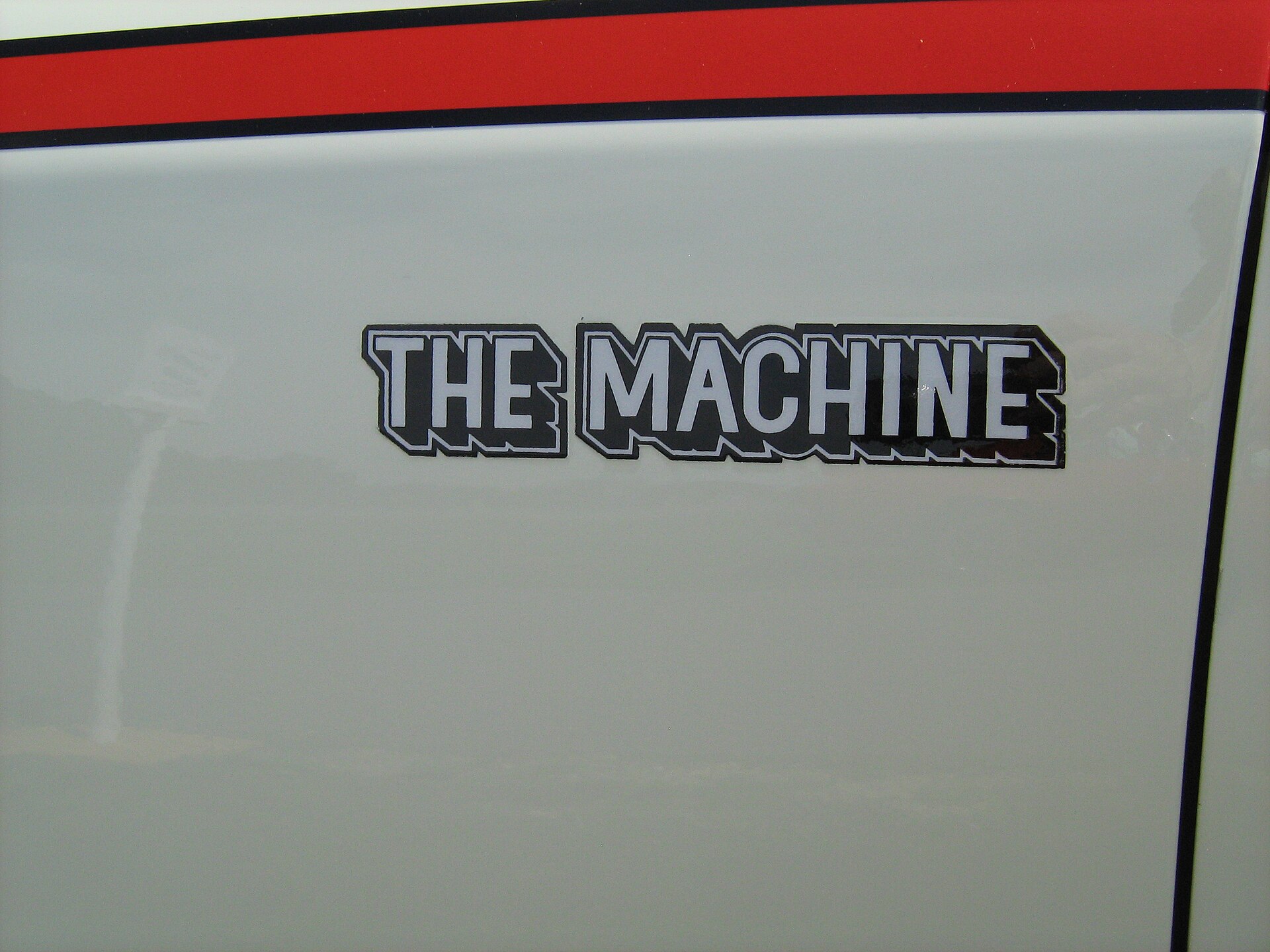 The Machine badge on a 1970 AMC Rebel