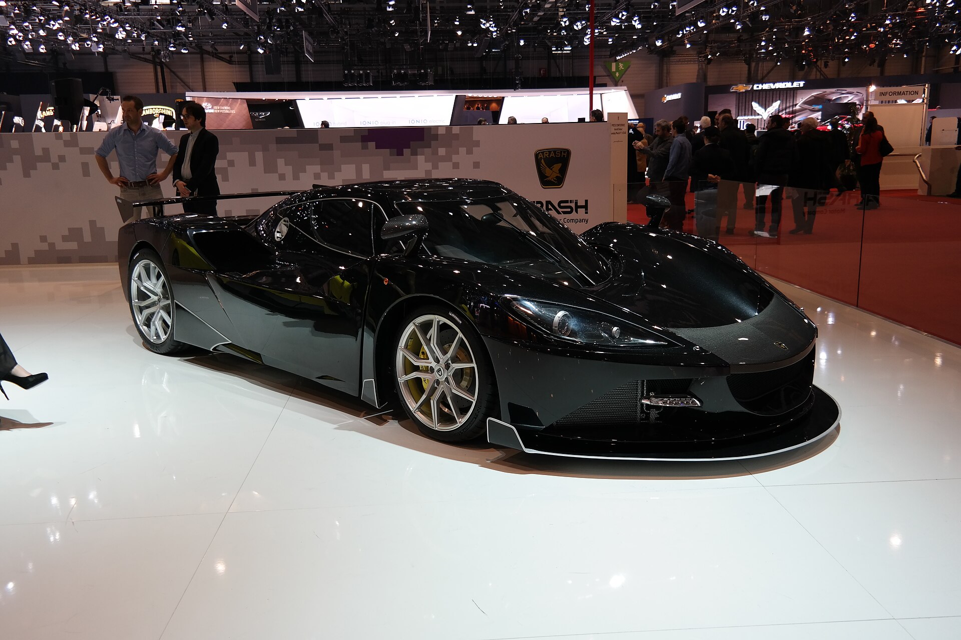 Car on display at the 2016 Geneva Motor Show
