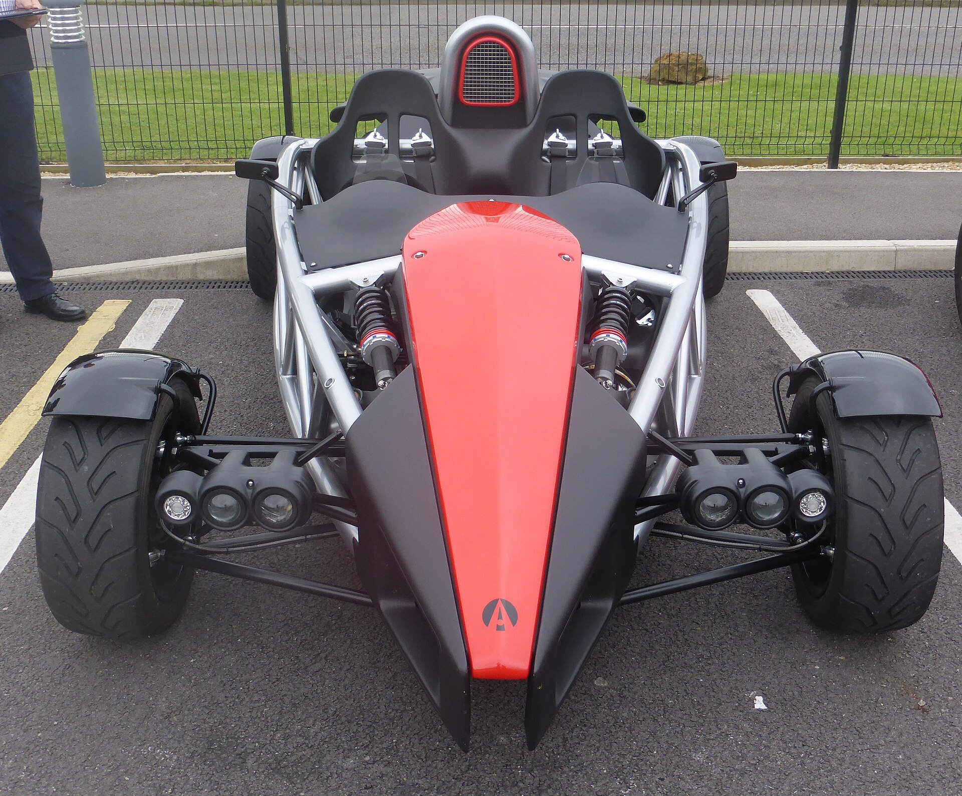 Ariel Atom 3.5 with its exposed tubular frame