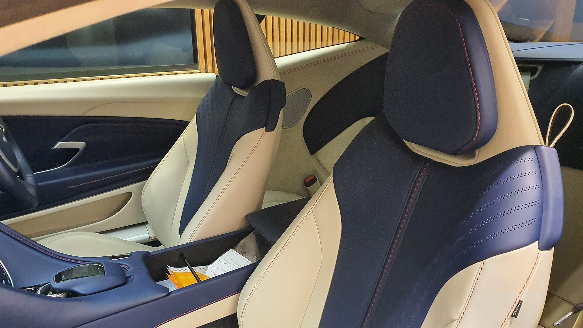 Aston Martin DB11 front seats and rear seats