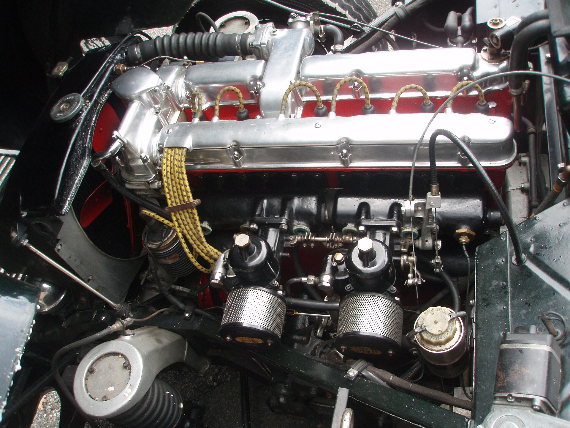 Aston Martin DB2 engine bay