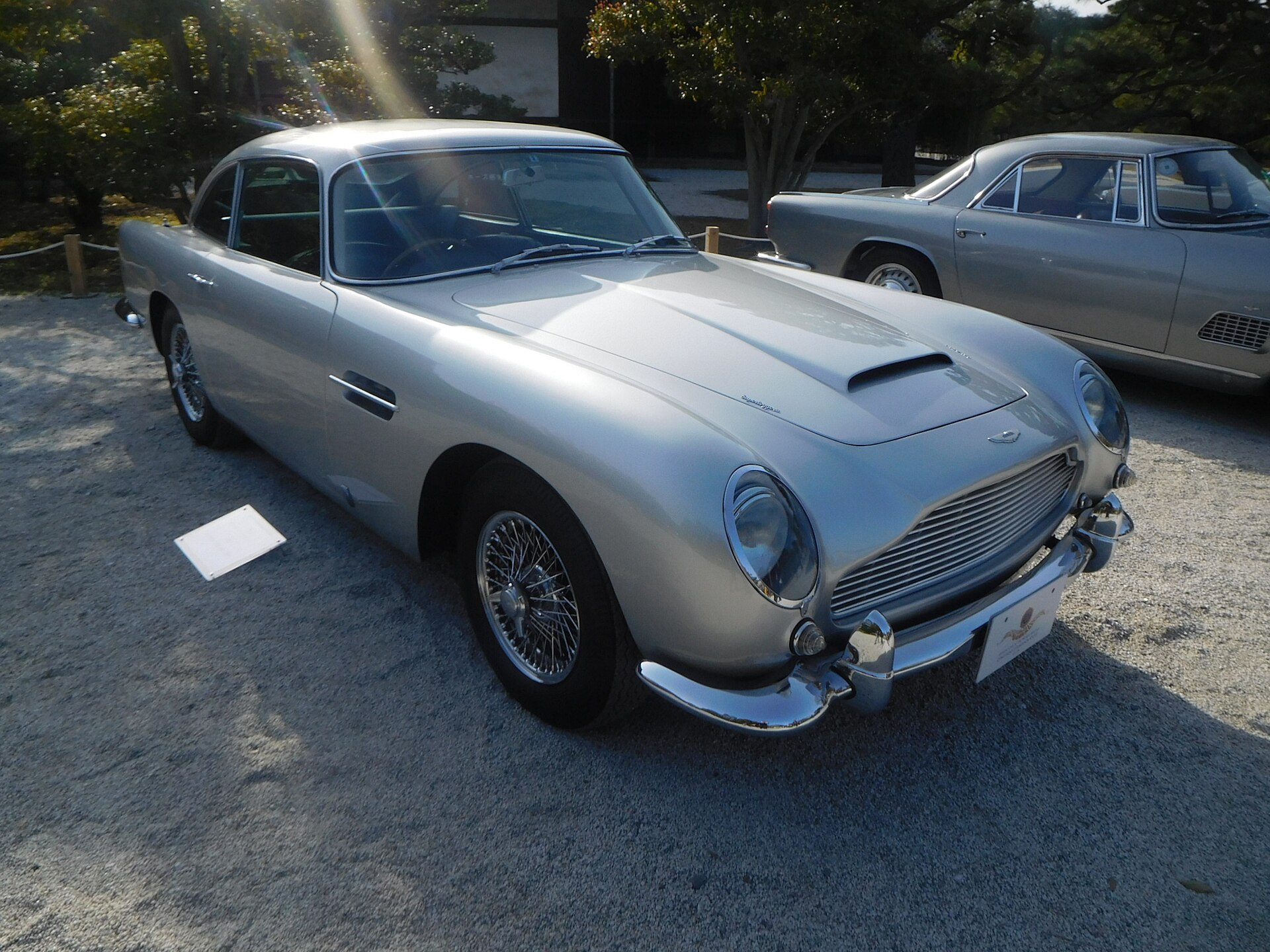 1965 Aston Martin DB5 parked