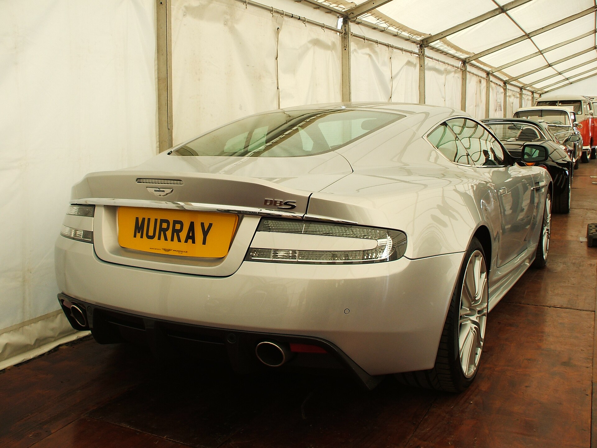 Aston Martin DBS rear view
