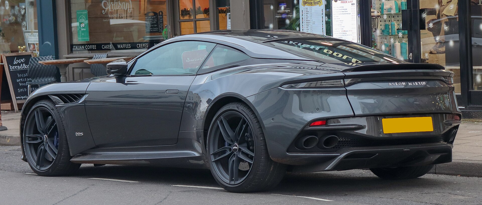 Aston Martin DBS Superleggera rear view