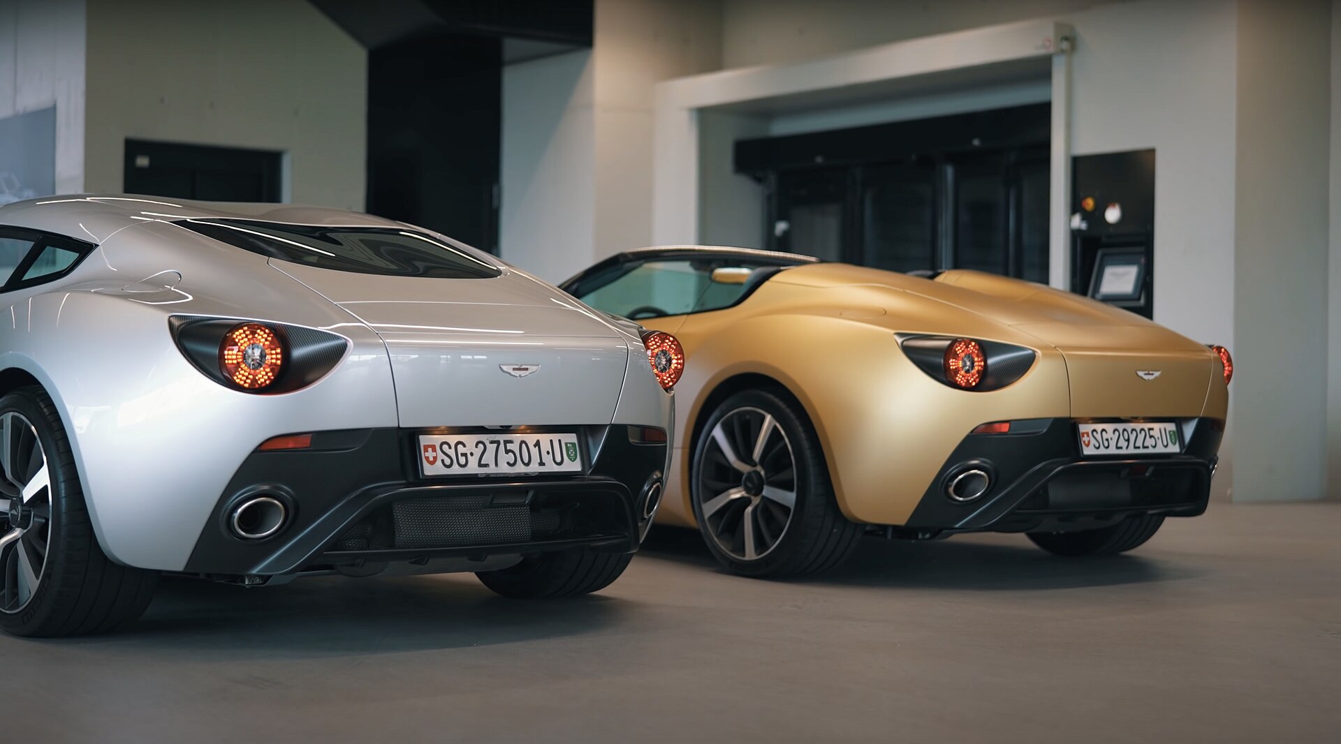 Aston Martin V12 Zagato Heritage Twins rear view