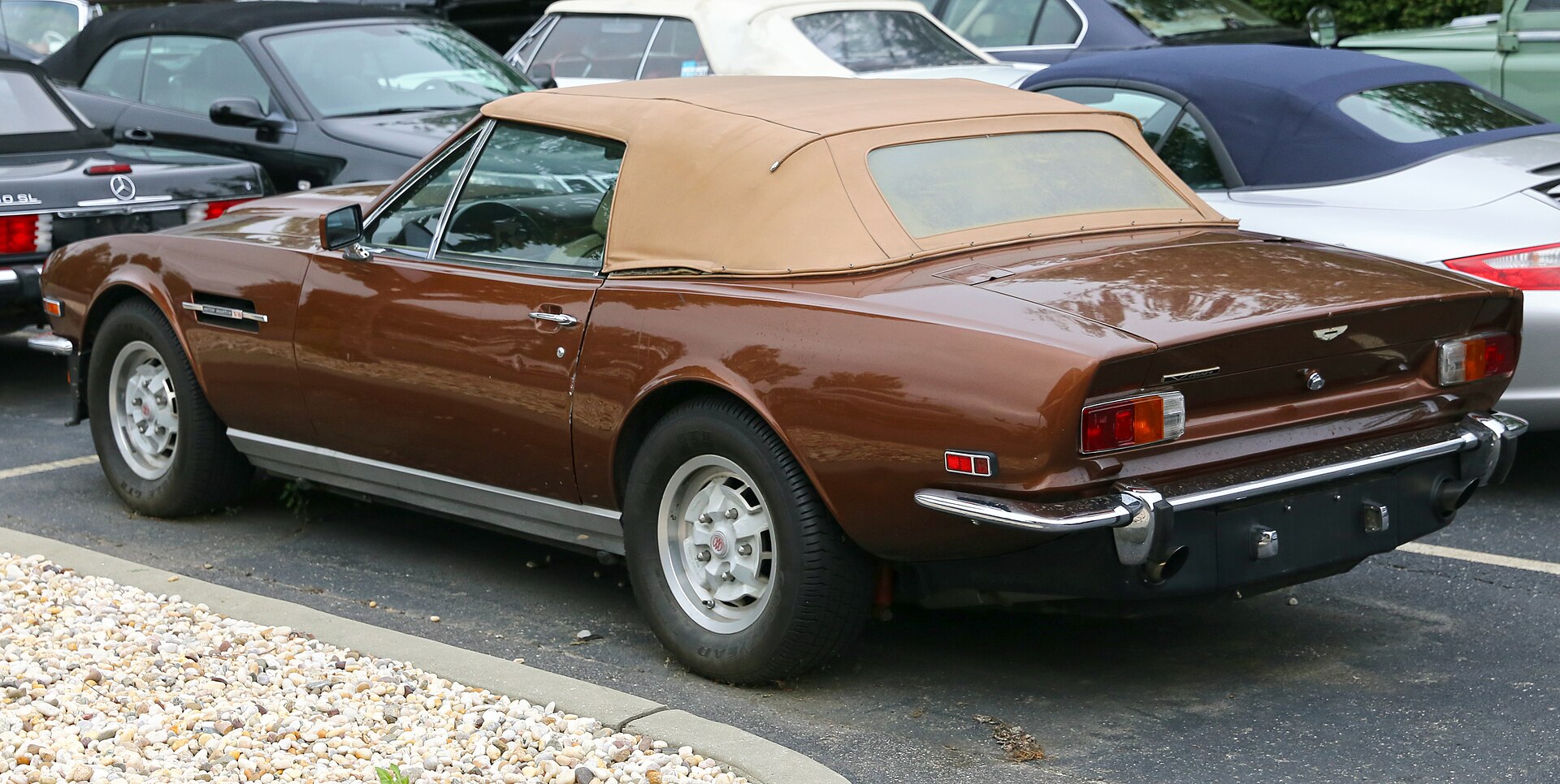 1979 Aston Martin V8 Volante, rear view