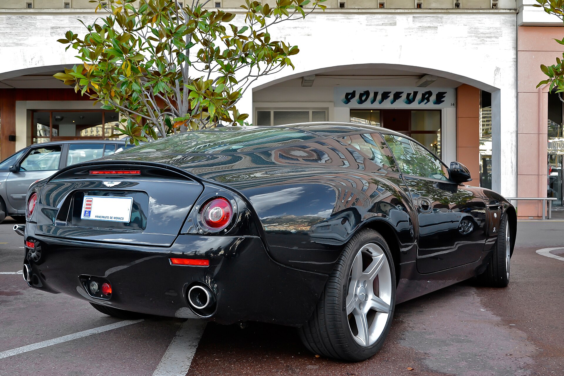 Aston Martin DB7 Zagato with double-bubble roof