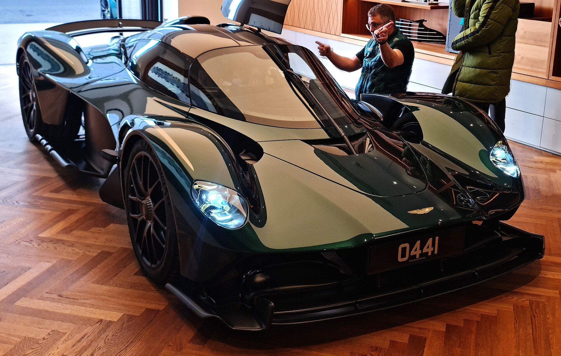 Interior of the Aston Martin Valkyrie