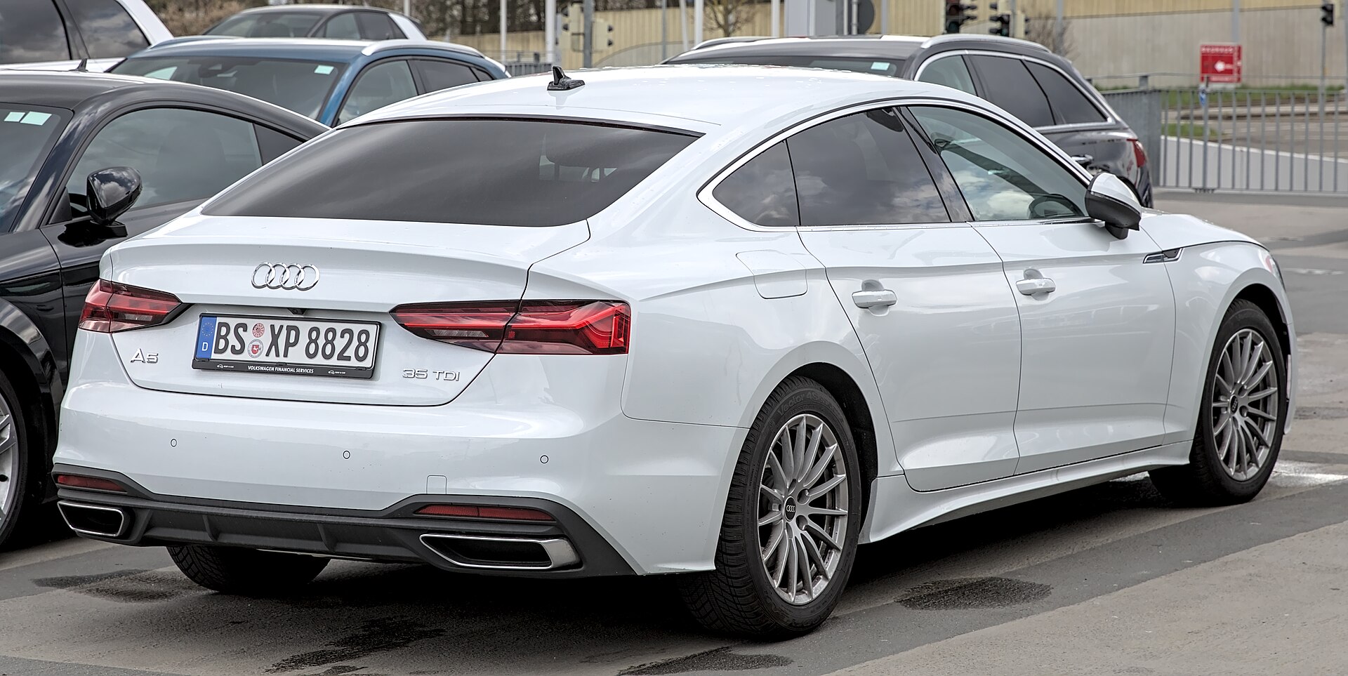 Audi A5 Sportback F5 after the facelift, front view