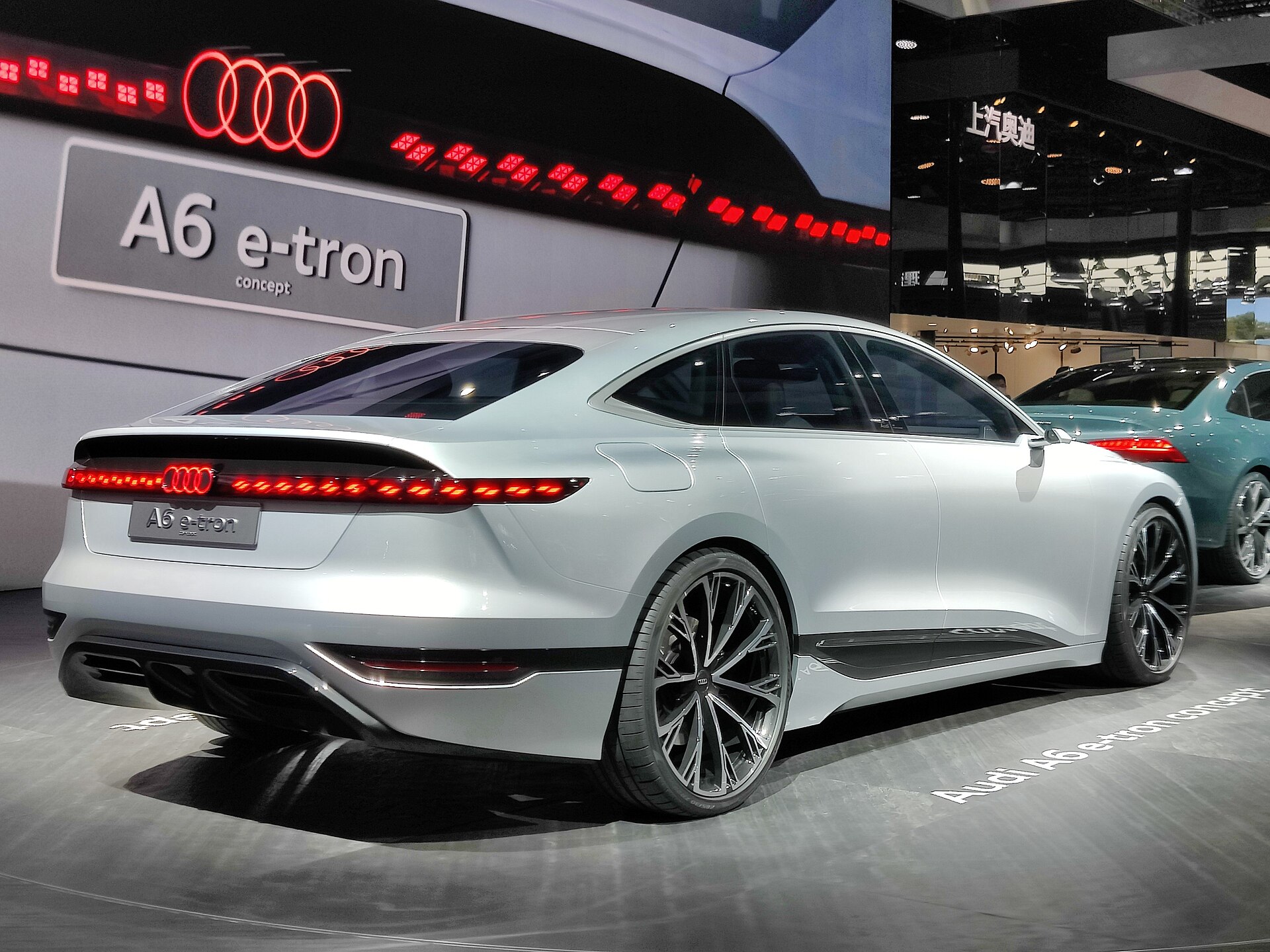 Audi A6 e-tron concept car, exterior view