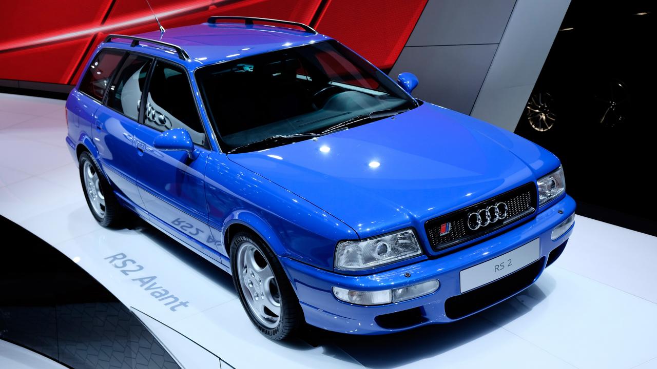 Audi RS 2 Avant estate on display