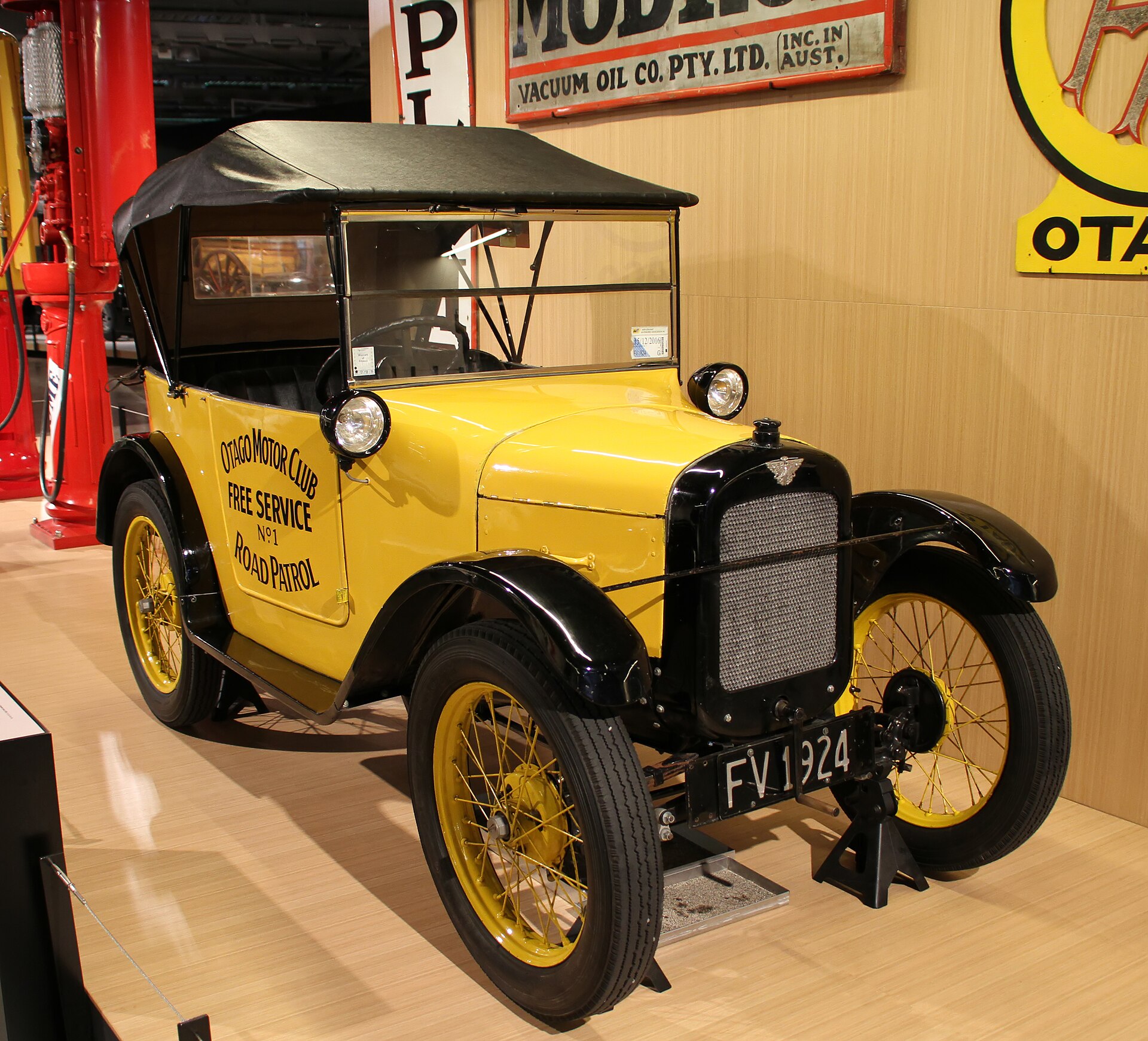 Austin 7 of 1924, front three-quarter view