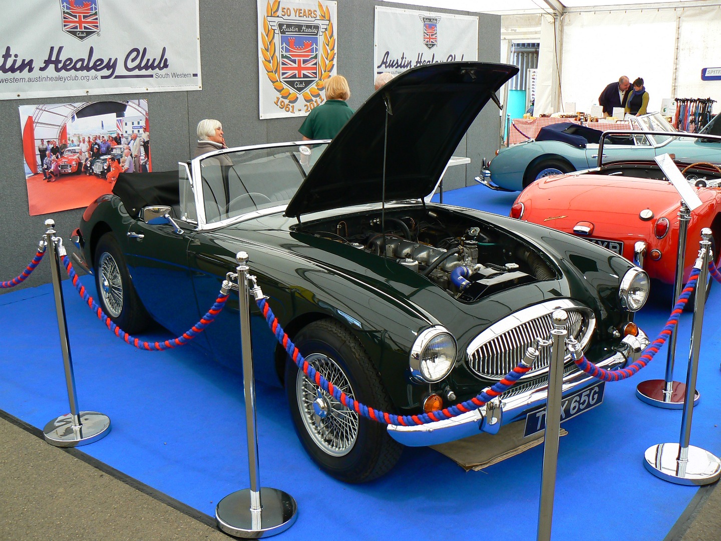 Austin-Healey 4000 prototype on display