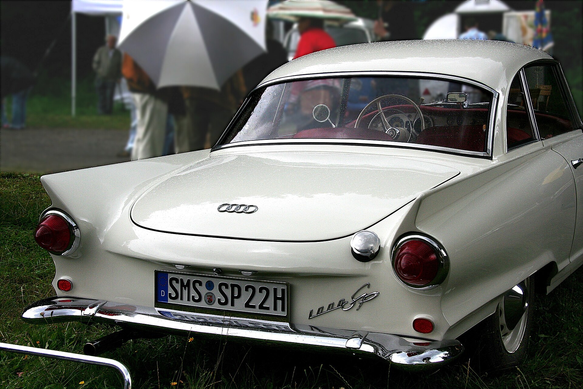 Rear of an Auto Union 1000 Sp