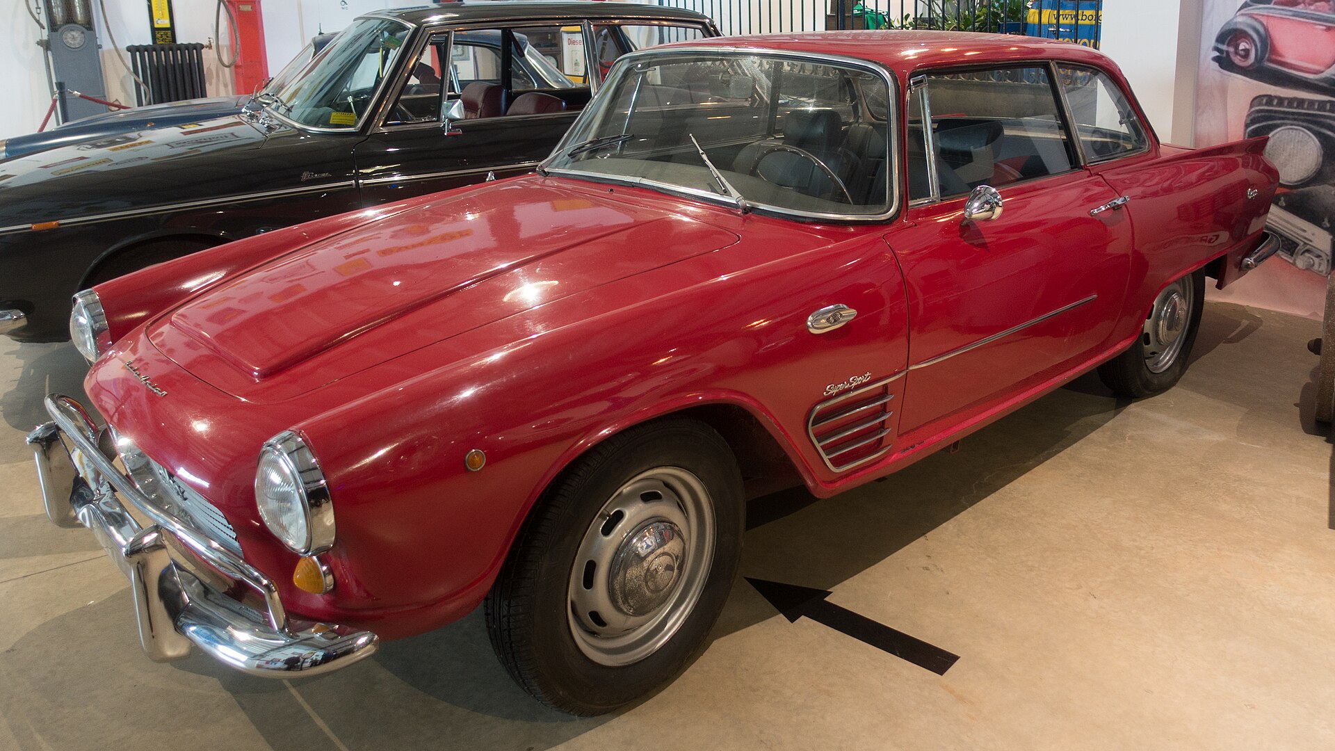 Fissore-bodied Auto Union 1000 sports coupé