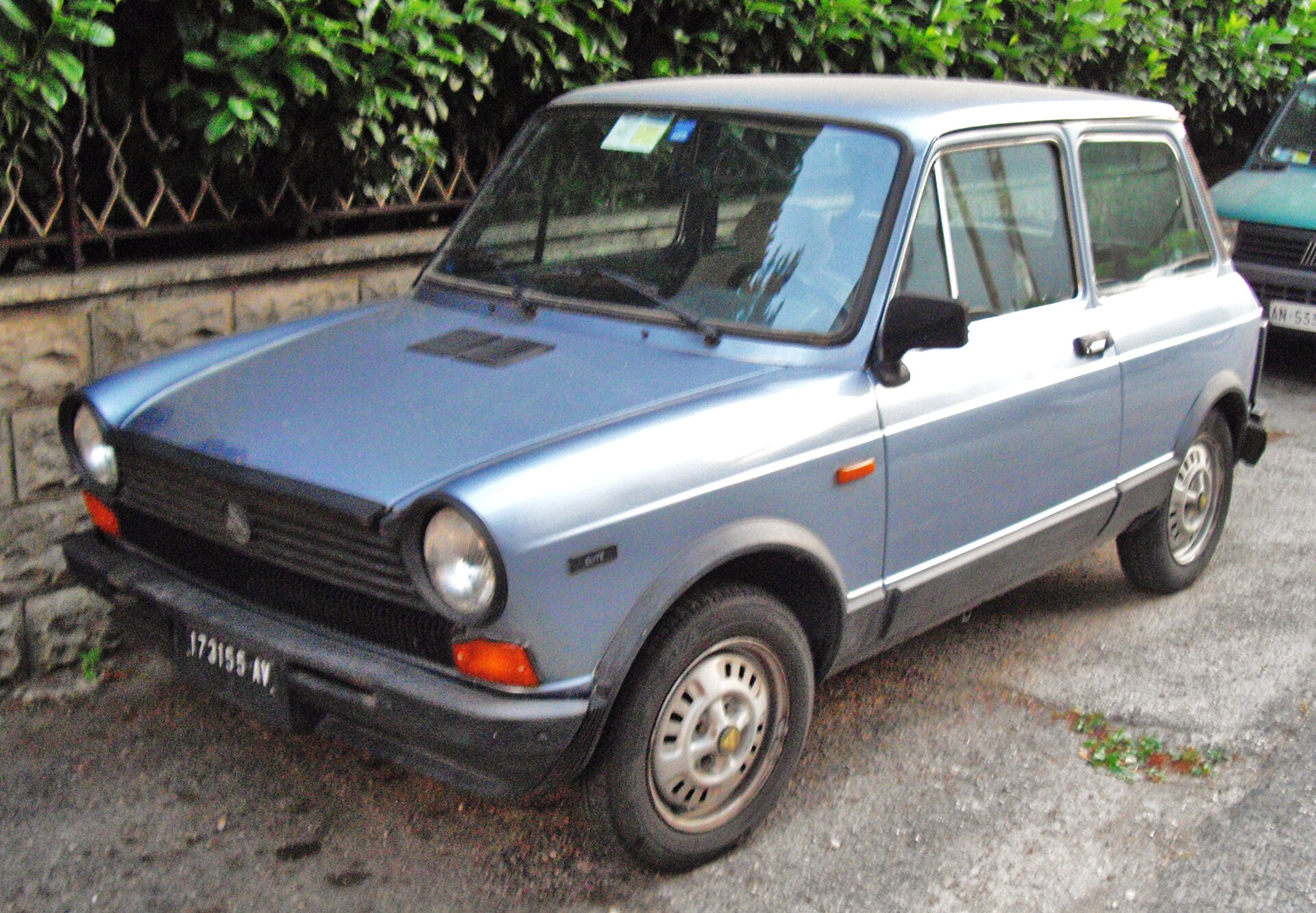 Front of an Autobianchi A112 Elite