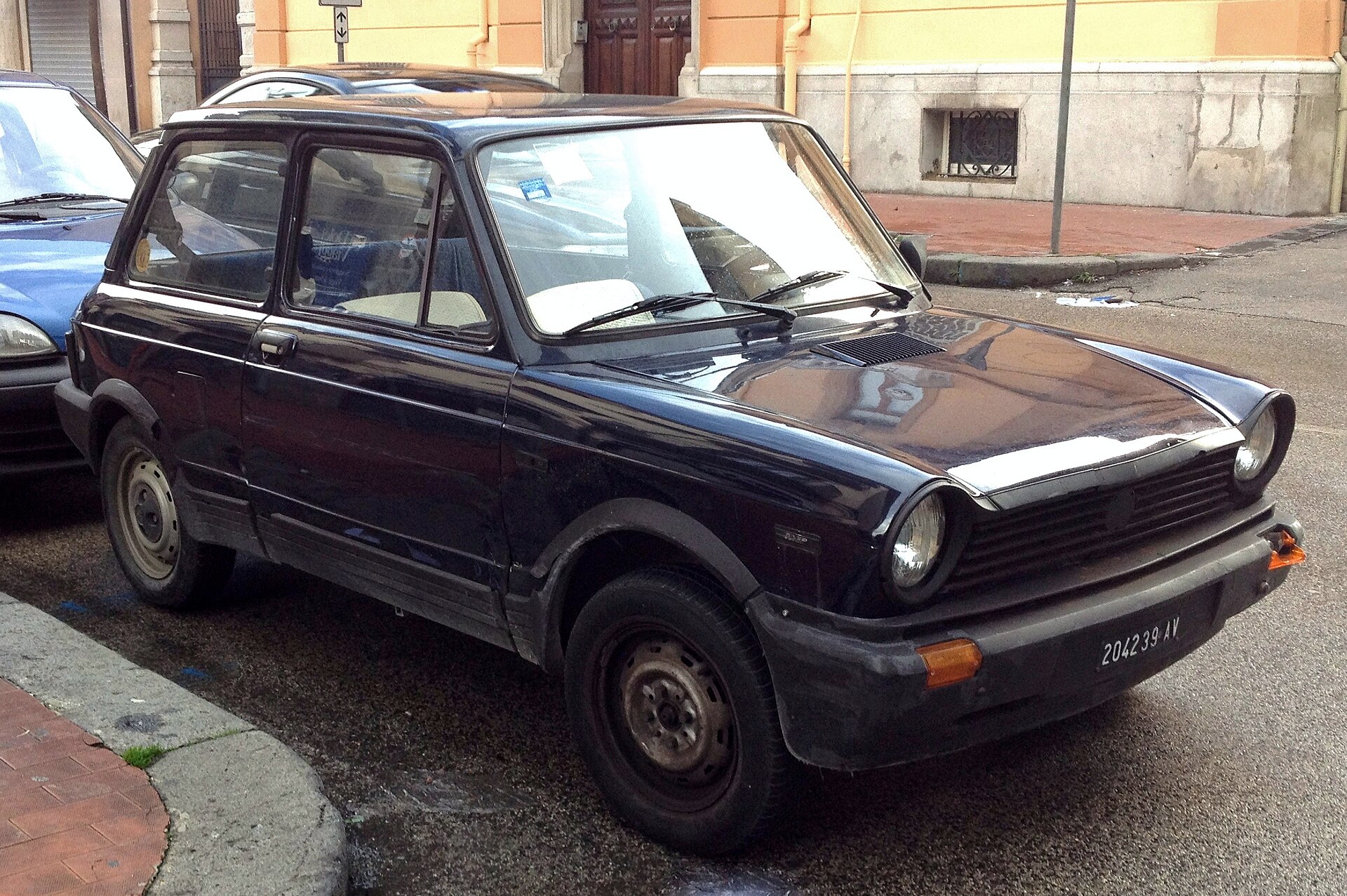 Front of an Autobianchi A112 Junior