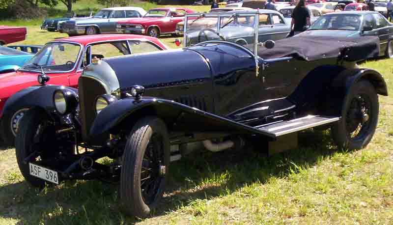 Bentley 3 Litre of 1924, the year four-wheel brakes arrived