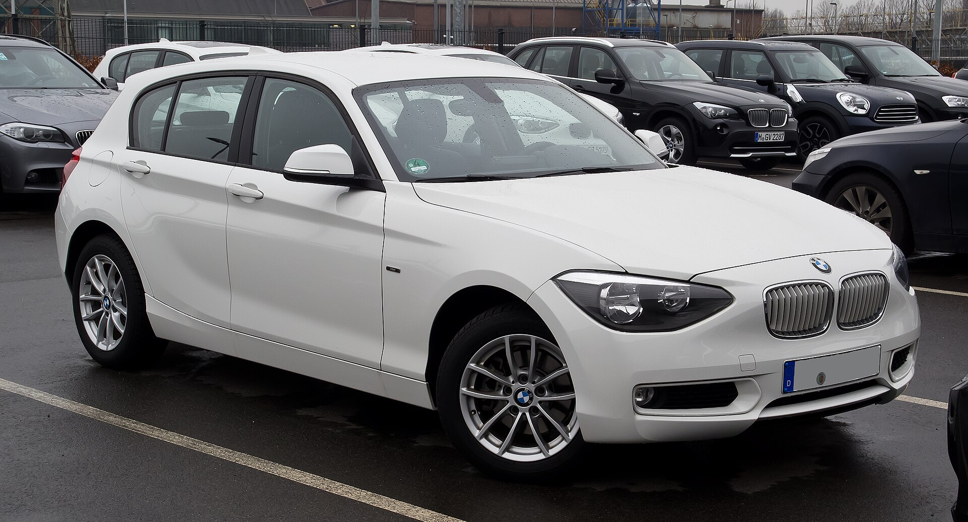 Second-generation BMW 1 Series F20, front view