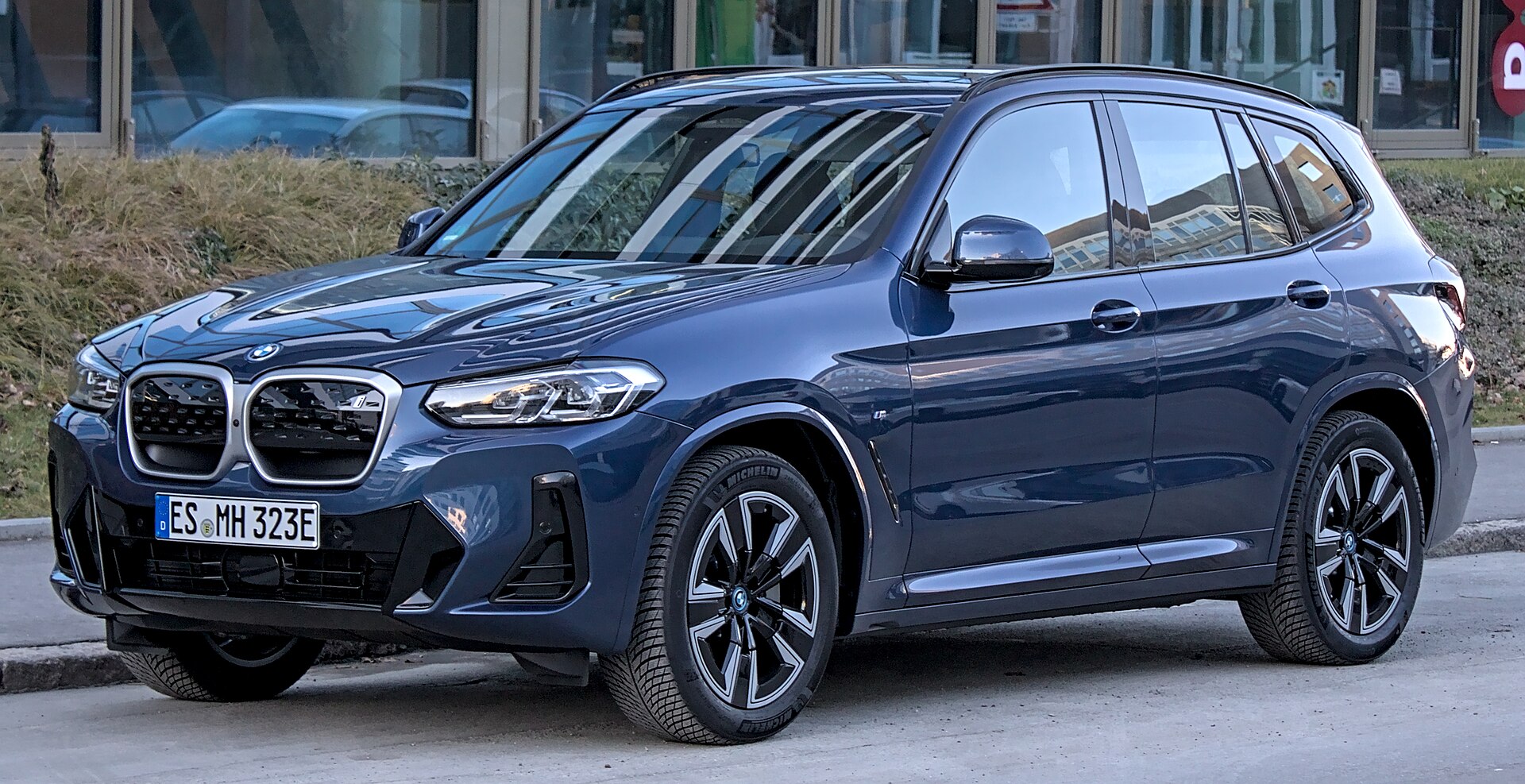 Facelifted BMW iX3 G08, front view