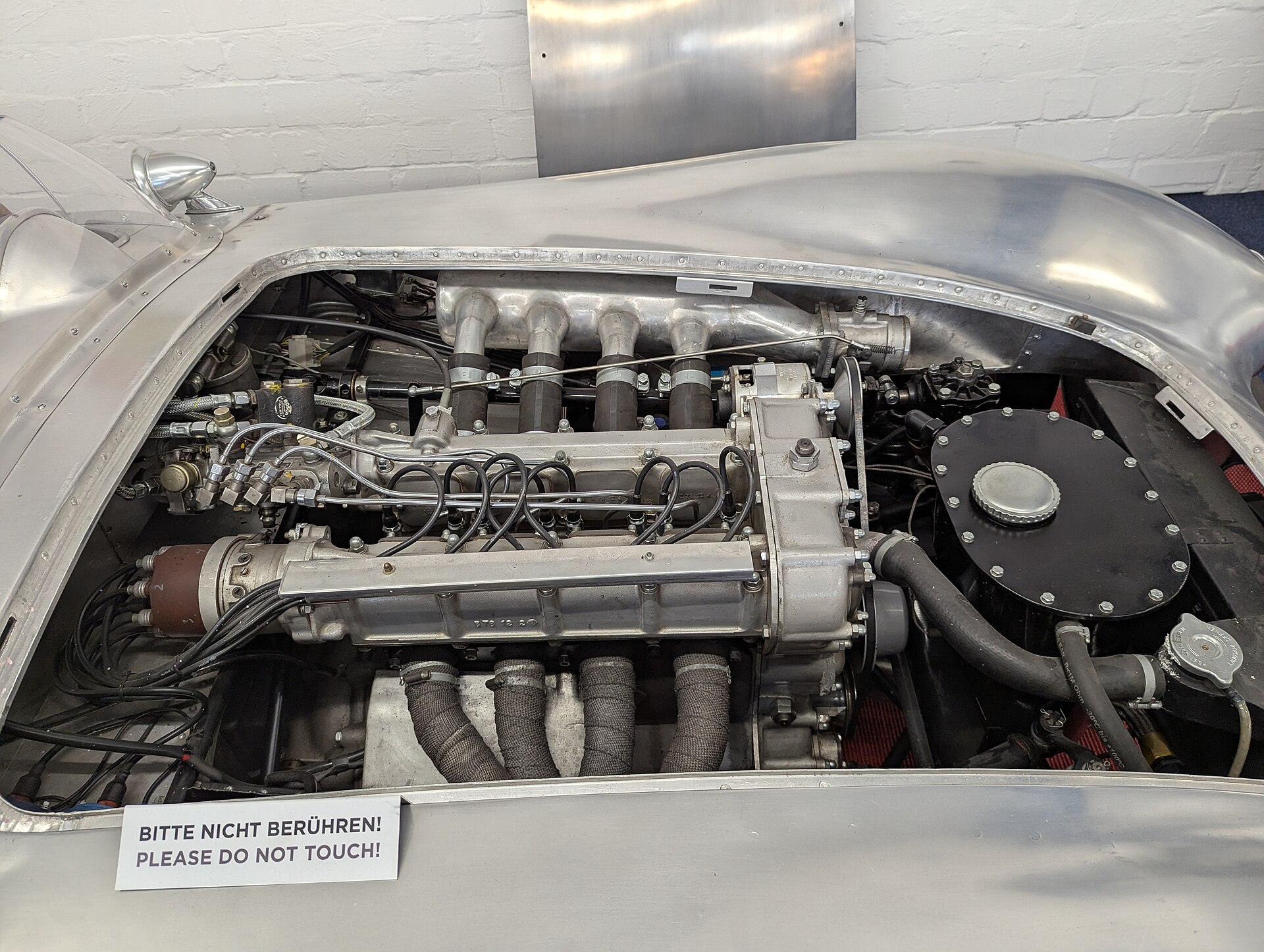 Borgward 1500 RS racing engine on display