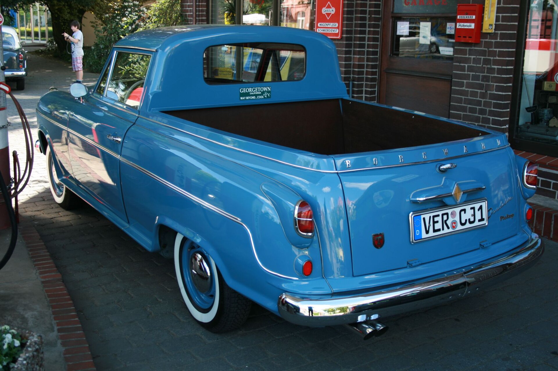 Rear of a Borgward Isabella pick-up