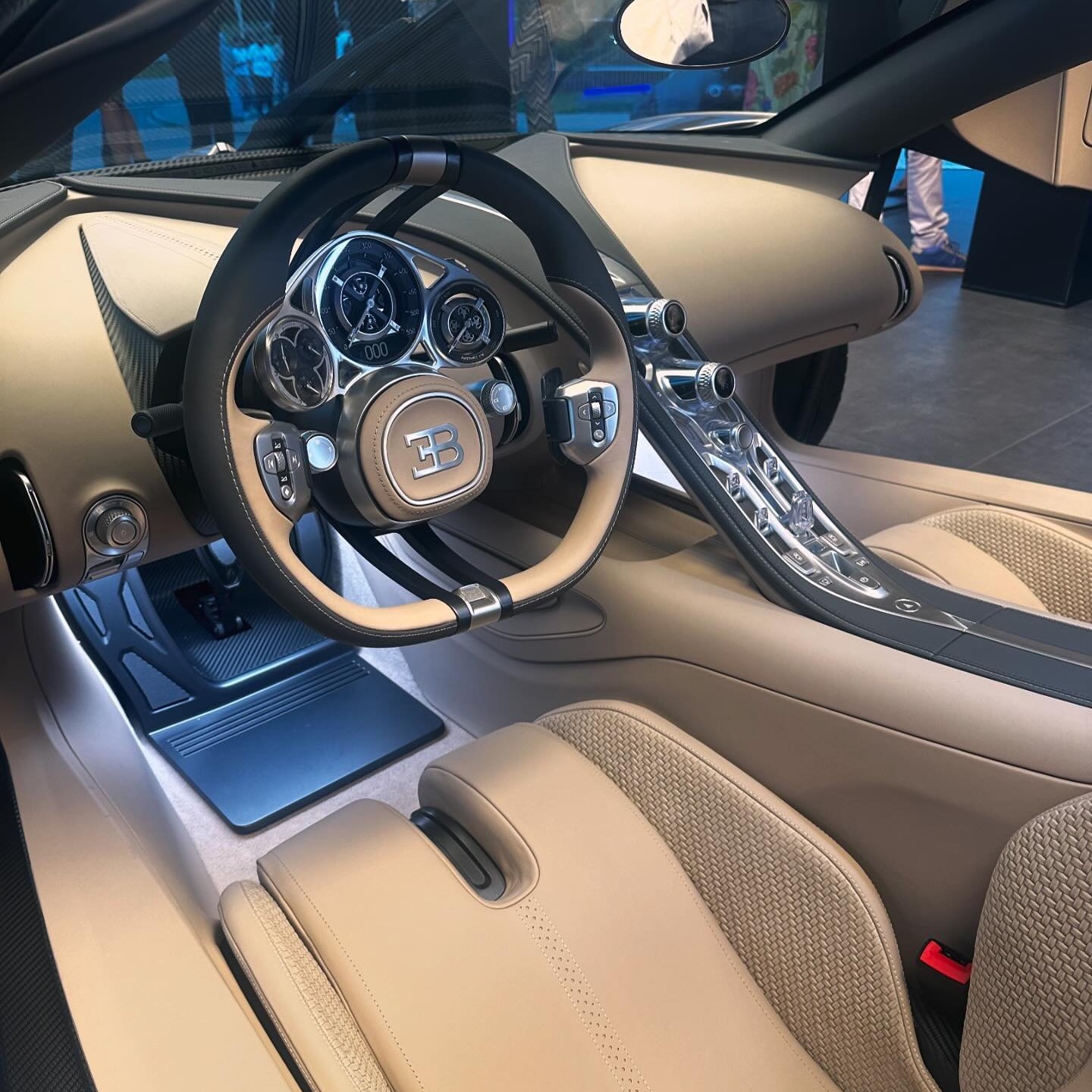 Bugatti Tourbillon on display