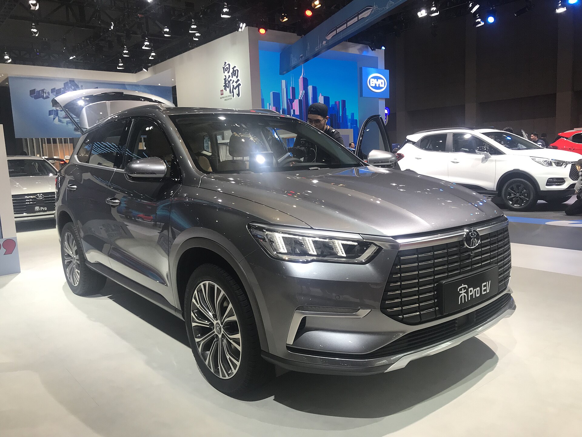 BYD Song Pro EV compact SUV, exterior view