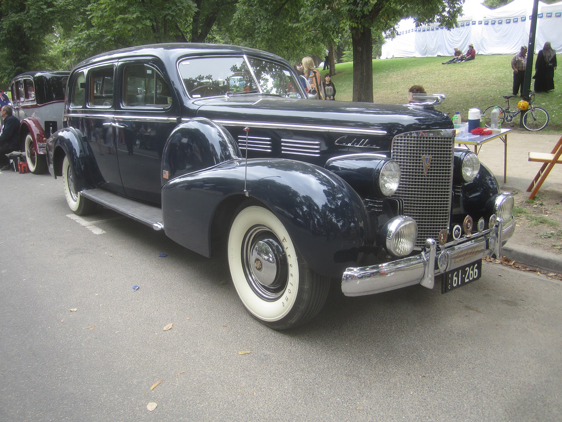 1938 Cadillac Series 75 limousine with vertical grille