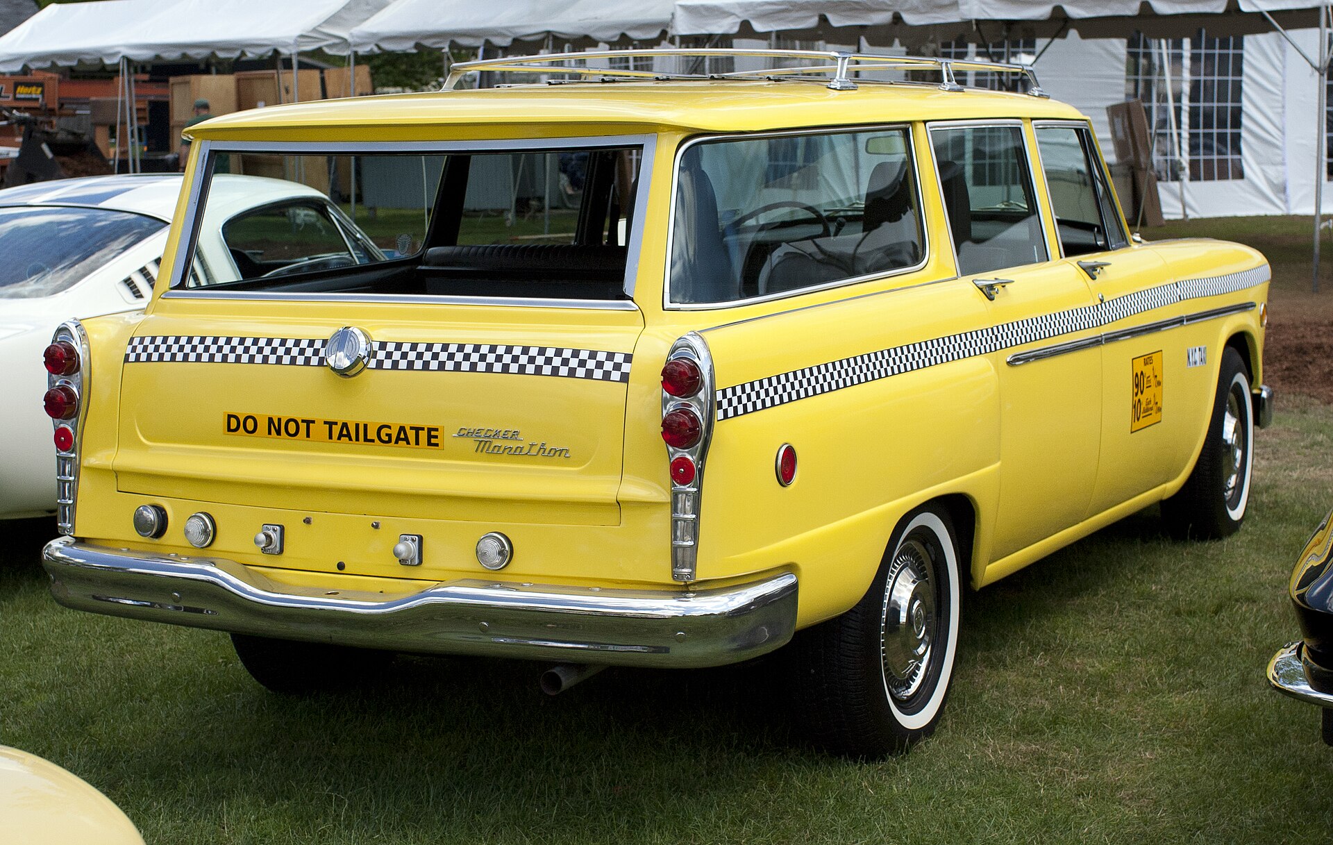 Checker Marathon station wagon painted as a taxi