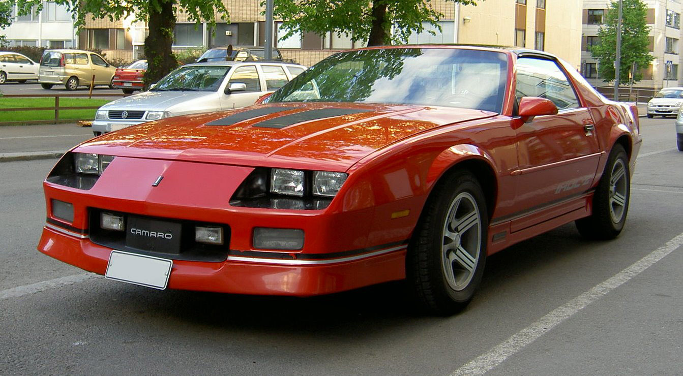 Chevrolet Camaro IROC-Z, side view