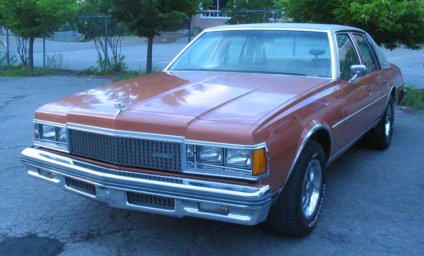 Chevrolet Caprice sedan of 1977 at a car show