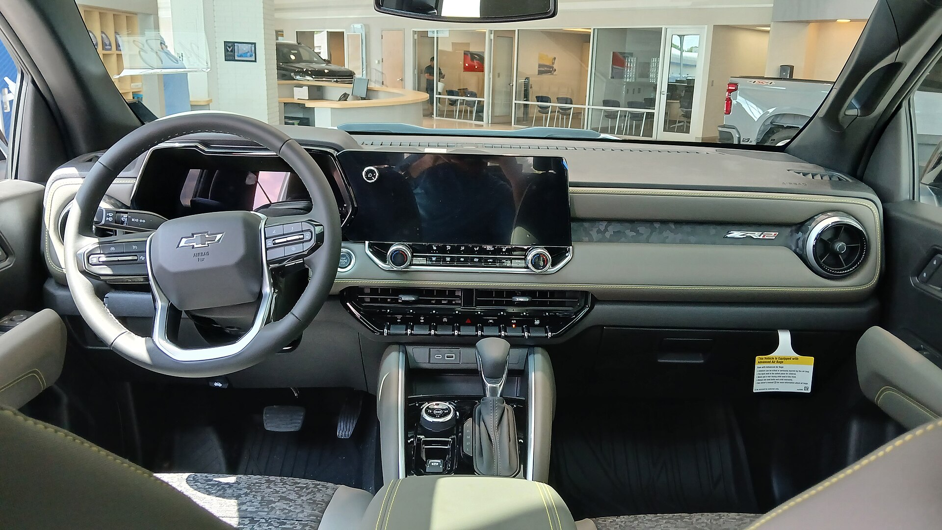 Interior of the third-generation Chevrolet Colorado