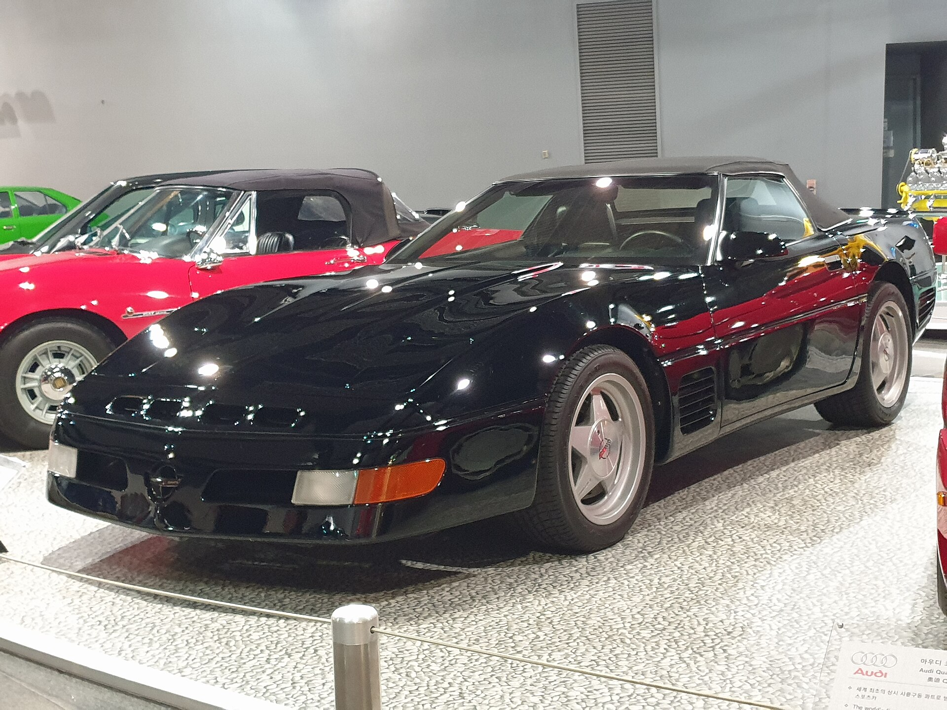 Black 1990 Callaway Corvette C4